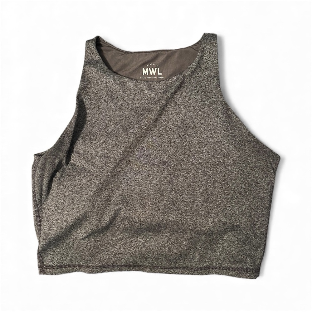 Madewell Gray Women's Activewear Bra Top